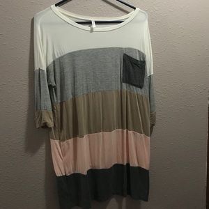 Pink Blush maternity top